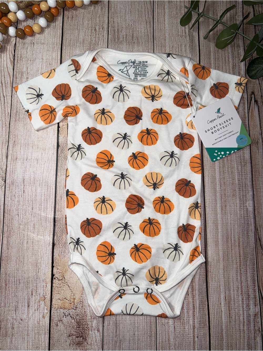 Copper Pearl | Pumpkin Bodysuit